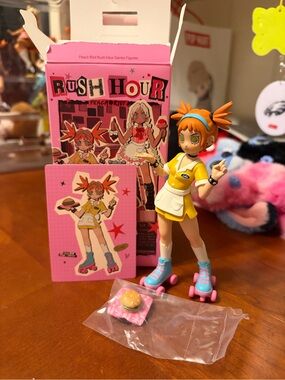 Pop Mart Rush Hour Peach Riot Roller Girl Figure - GiGi Diner